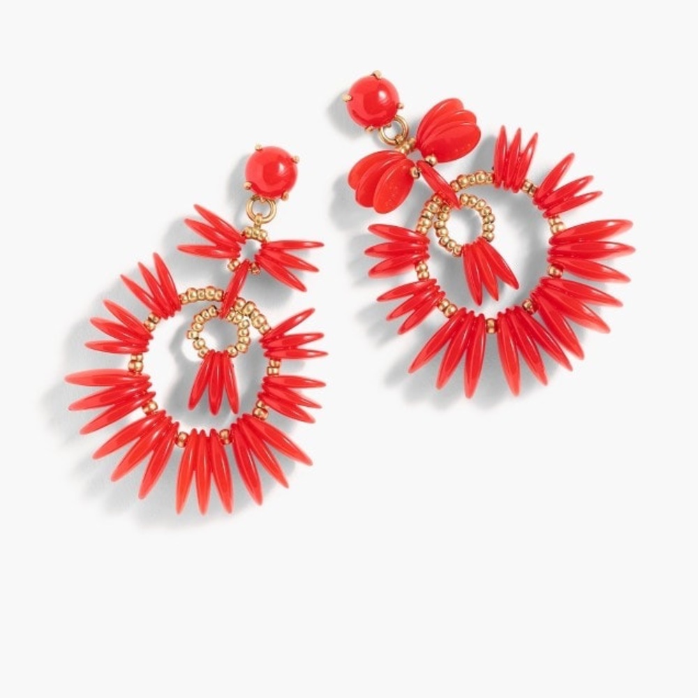 ISO J Crew disc statement earrings